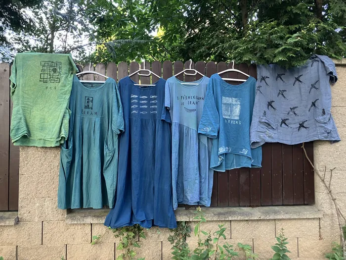 Bratr Martin — hand-printed clothing hung out to dry
